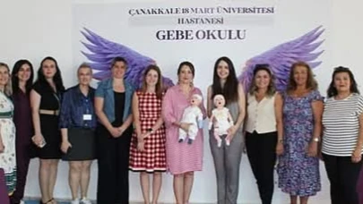 ÇOMÜ Hastanesinde Gebe Okulu açıldı