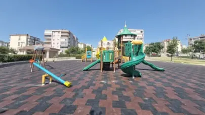 Esen Park'ta zemin yenileme çalışmaları tamamlandı