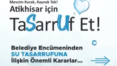 Belediye Encümeninden Su Tasarrufuna Yönelik Önemli Kararlar…