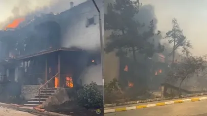 Çanakkale Yanıyor! Alevler Evlere Sıçradı, Tahliyeler Başladı