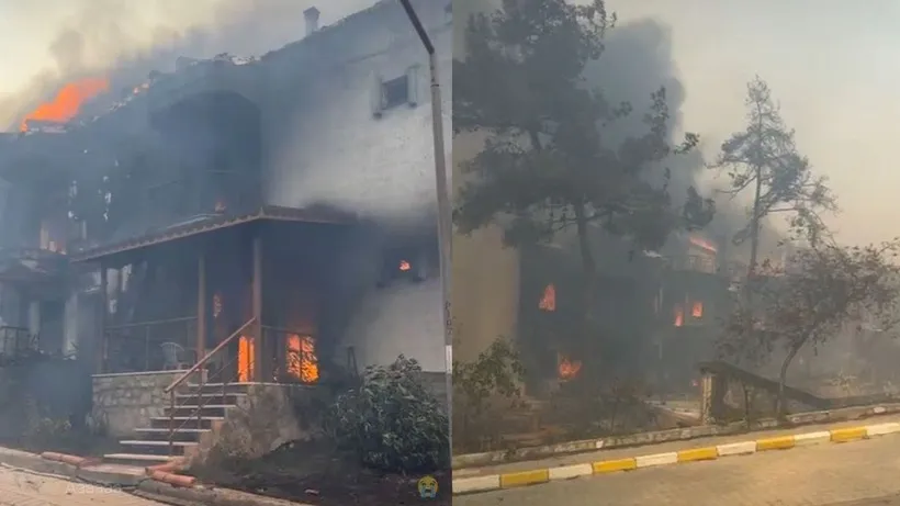 Çanakkale Yanıyor! Alevler Evlere Sıçradı, Tahliyeler Başladı