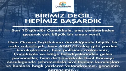 BİRİMİZ DEĞİL, HEPİMİZ BAŞARDIK