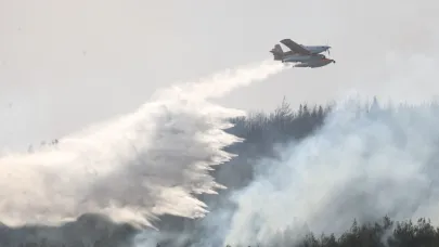 Bakan Yumaklı: Gelibolu’daki Yangına 12 Uçak, 18 Helikopter ile Müdahale Sürüyor