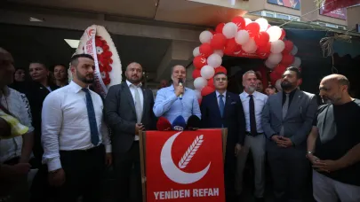 Fatih Erbakan Küçükkuyu’da Partililerle Buluştu