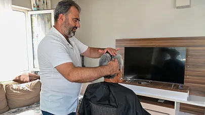 EVDE BERBER HİZMETİ UYGULAMAMIZ DEVAM EDİYOR