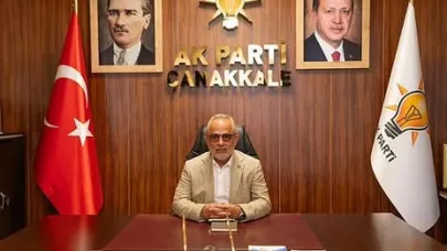 AK PARTİ ÇANAKKALE İL BAŞKANI ÖMER FARUK GÖKTÜRK GÖREVİNDEN AYRILDI