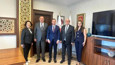 ODA ve BORSA BAŞKANLARINDAN CUMHURİYET BAŞSAVCISI DR. ÖZKAN GÜRDOĞAN’A ZİYARET