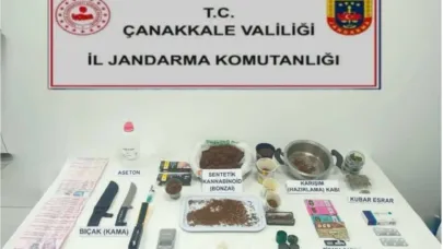 Çanakkale’de Uyuşturucu İmalathanesine Baskın: 2 Tutuklama