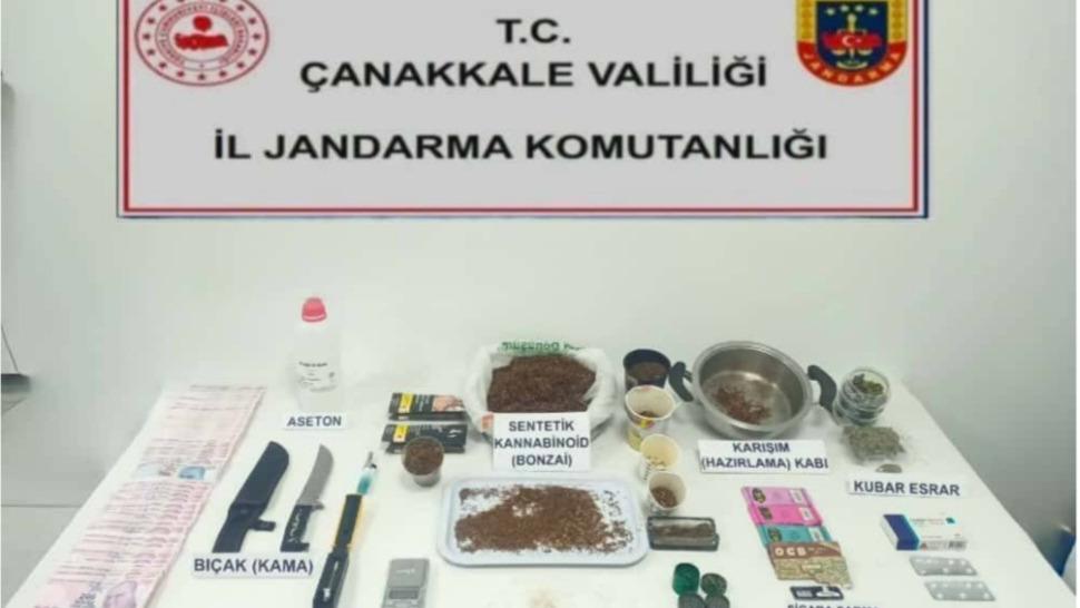 Çanakkale’de Uyuşturucu İmalathanesine Baskın: 2 Tutuklama