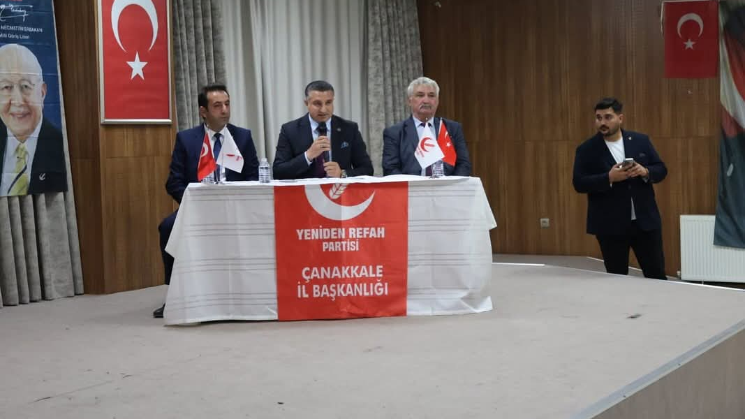 Yeniden Refah Partisi Çanakkale İl Divan Toplantısı Gerçekleştirildi