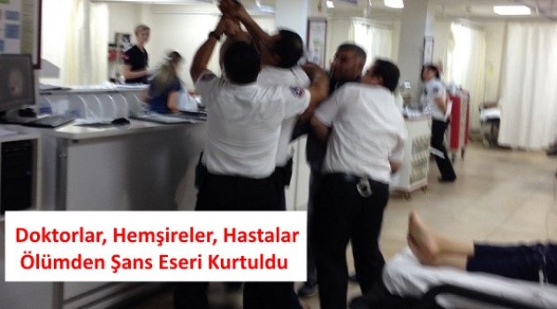 Acile Girdi Silahı Çekti!