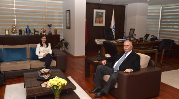 Başkan Gökhan, CHP Çan İlçe Başkanı Ümran Aydın'ı Ağırladı