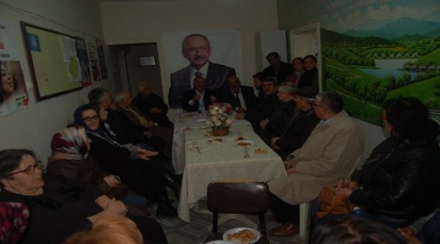 Belediye Başkanı Mutan Lapseki CHP İlçe Teşkilatını Ziyaret Etti