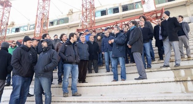 - Mimar Ve Mühendisler Timsah Arenayı İnceledi