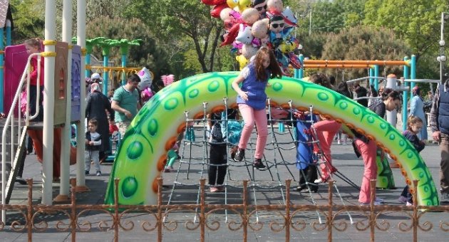 1 Mayıs İşçi Bayramı Tekirdağ’da Miniklere Yaradı