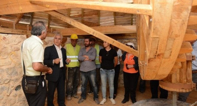 2300 Yıllık Gölyazı’da Tarihi Yeldeğirmeni Hayat Buldu