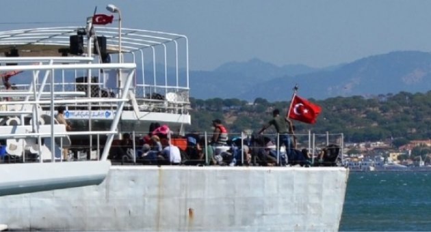 42 Kaçak Suriyeli Denizde Yakalandı