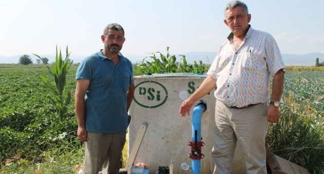 55 Bin Dönüm Arazi Uydudan Sulanacak