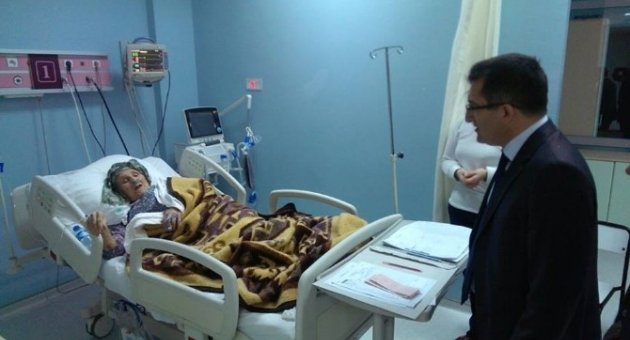 80 Yaşındaki Hastaya Kaymakam Kakillioğlu Sahip Çıktı