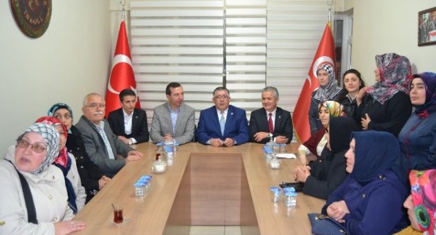 Adaylardan Mhp İnegöl Teşkilatına Ziyaret