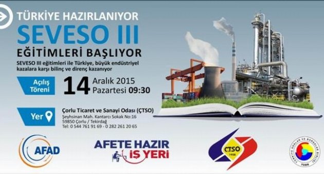 ’afete Hazır İşyeri’ Eğitimi Tekirdağ’da Yapılacak