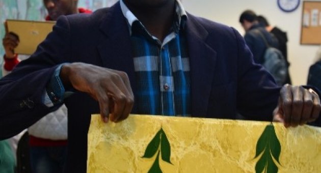 Afrikalı Öğrenciler Ebru Yapmayı Öğrendi
