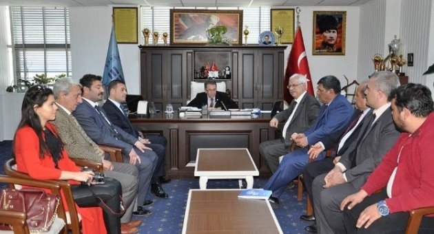 Ahmet Akın’dan Saka’ya Nezaket Ziyareti