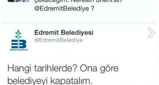 Ajdar, Edremit Belediyesi’ni Fanlarına Havale Etti