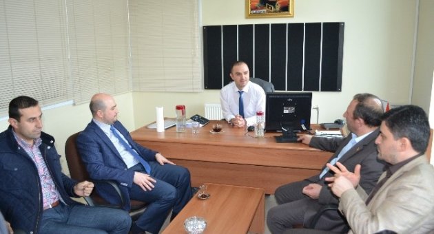 Ak Parti Çerkezköy İlçe Teşkilatı, Yeni Atanan Müdürleri Ziyaret Etti