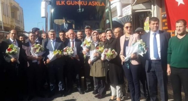 Ak Partili Milletvekillerinden Gömeç’e Teşekkür Ziyareti