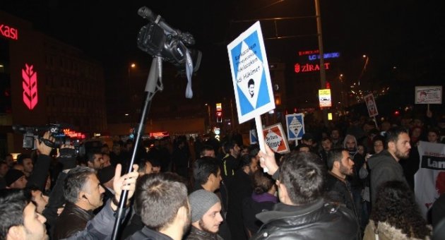 Ali İsmail Korkmaz Eyleminde Polise Pankartlı Saldırı