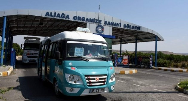 Aliağa İzban İstasyonu’ndan Alosbi’ye Minibüs Seferleri Başladı