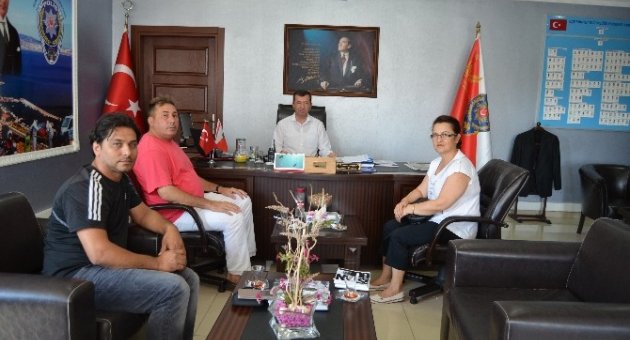 Aliağa Muhtarlar Derneği’nden İlçe Emniyet Müdürüne Ziyaret