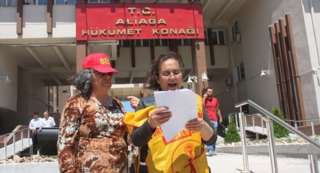 Aliağa Vergi Dairesi Çalışanlarından İş Bırakma Eylemi