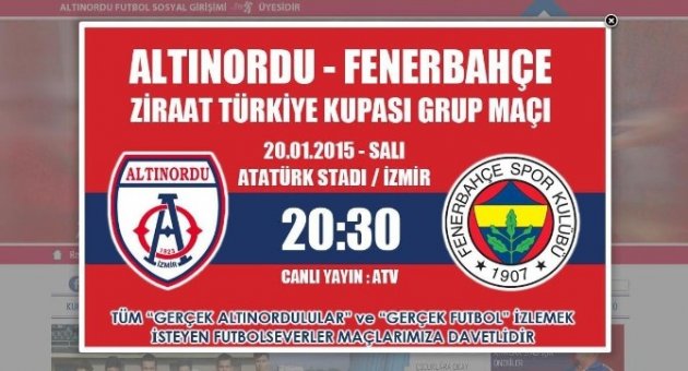 Altınordu - Fenerbahçe Maçına Doğru