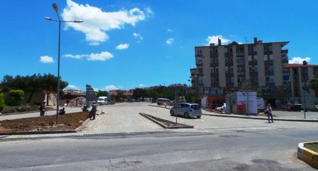 Armutçuk Pazaryeri Yolu Cunda Kavşağına Bağlandı