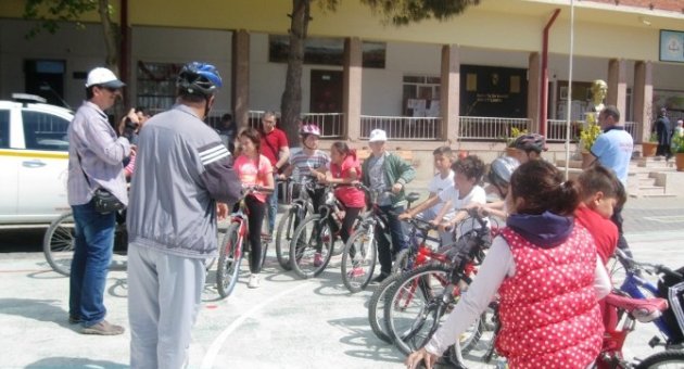 Asted Trafik Eğitim Etkinliklerini Cunda Bisiklet Turuyla Tamamladı