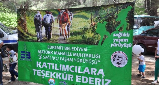 Atatürk Mahallesi 3. Sağlıklı Yaşam Yürüyüşü Yapıldı