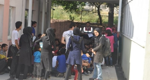 Ayvacık’ta 77 Mülteci Yakalandı