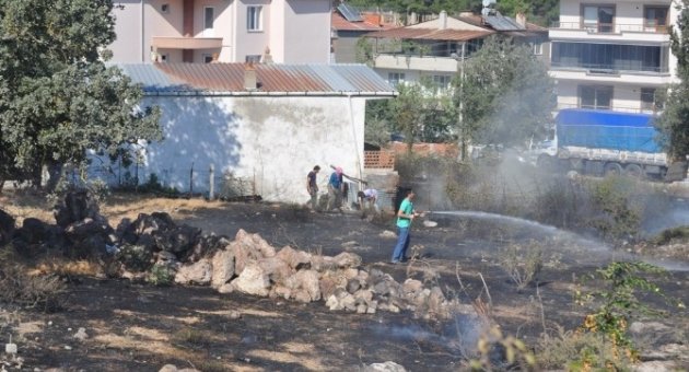 Ayvacık’ta Korkutan Yangın