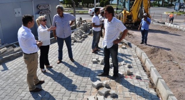 Ayvalık Belediye Başkanvekili Saraçoğlu Çalışmaları İnceledi