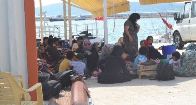 Ayvalık’ta 57 Afgan Mülteci Yakalandı