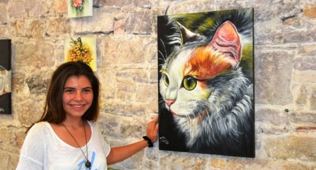 Ayvalık’ta ‘benim Renklerim’ Yağlıboya Resim Sergisi
