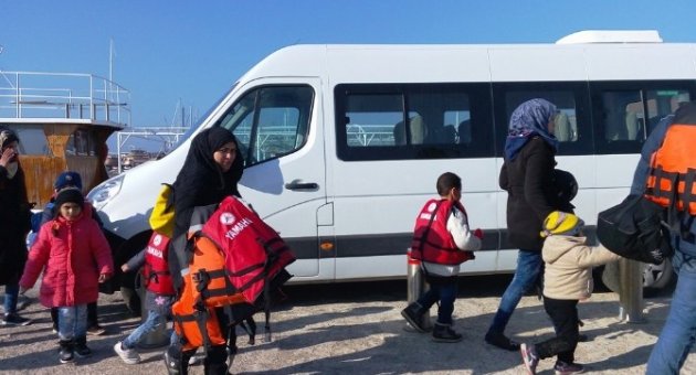 Ayvalık’ta Suriyeli 60 Sığınmacı Yakalandı