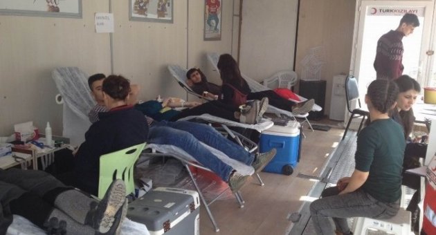 Babaeski Myo’da Kan Bağışı Kampanyası