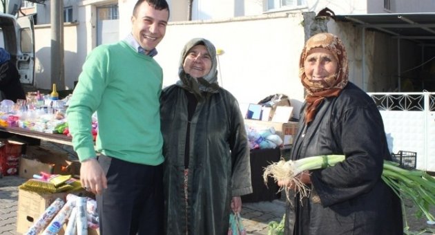 Balya’ Da Başkan Kılıç Pazarcıları Ziyaret Etti