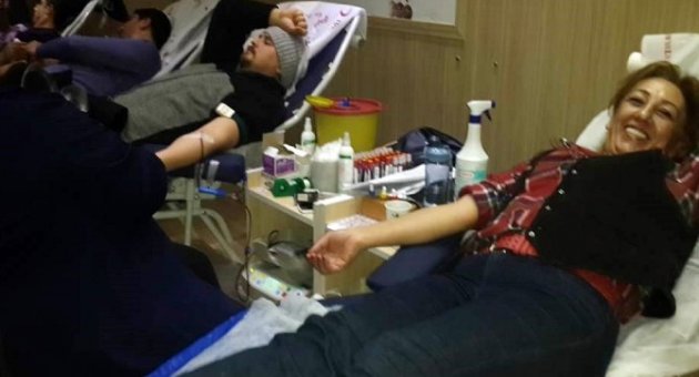 Bandırma Gaziler Vakfı Kan Bağışı Yaptı