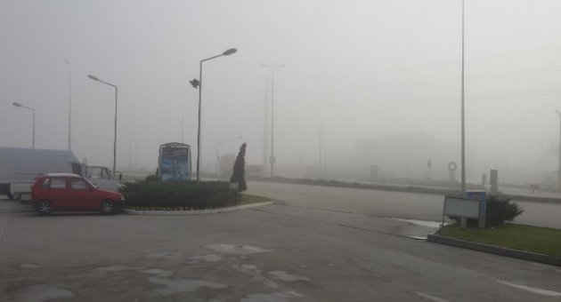 Bandırma’da Sis Etkili Oldu