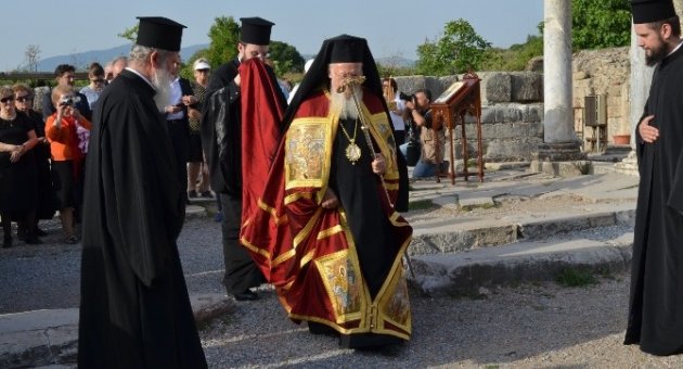Bartholomeos “bugün Burada Olmamızı Başkana Borçluyuz”