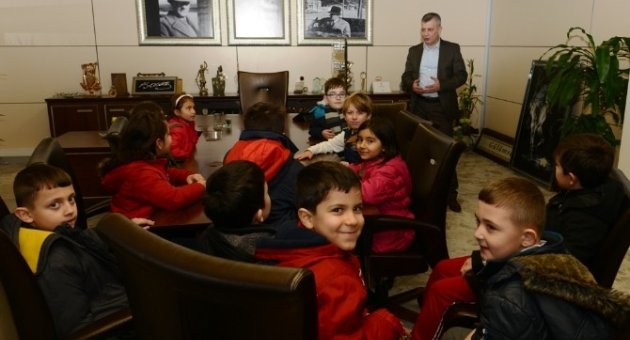 Başarılı Minikler Nilüfer Belediyesi’ni Ziyaret Etti